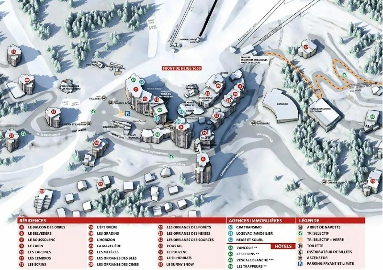 Résidence LES GRADINS - Studio pour 4 Personnes 724 Les Orres Appartamento